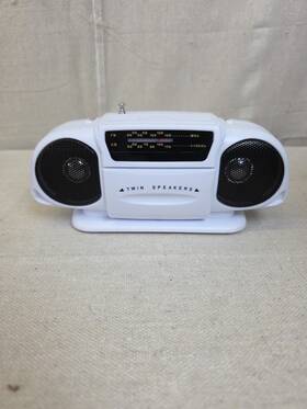 K-8000 Suntone Am/fm Mini Boom Box Radio. K8000 Twin Speakers. Tested