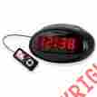 Sc-373 Supersonic Radio Clock Black Fm Alarm