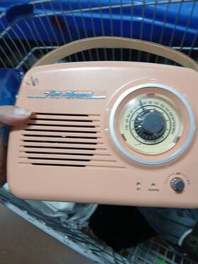 Sc-1201bt Supersonic Retro Portable Am/fm Radio Bluetooth Speaker Vintage Vibes