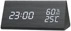 Sweet-619 Lyker Sweet Alarm Clock Led Digital Backlight Wooden Temp Humidity