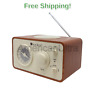 Swr-20 Singing Wood Retro Vintage Radio Cherry