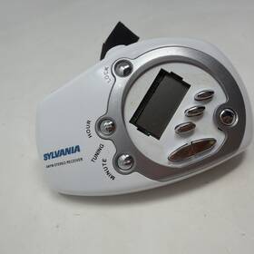 Srs36 Sylvania Am/fm Digital Radio With Armband Headphones Portable Pll Tuning