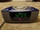 T608l Timex Cd Alarm Clock Radio Sounds Speaker Out Jack