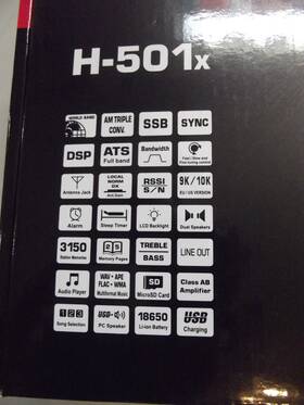 H-501x Tecsun Used Am Fm Shortwave Single Side Band