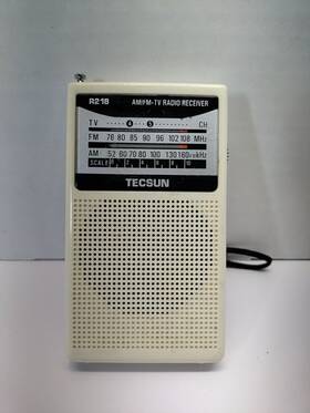 R-218 Tecsun Am / Fm/ Tv Pocket Radio R-218 Tecsun Am / Fm/ Tv Pocket Radio