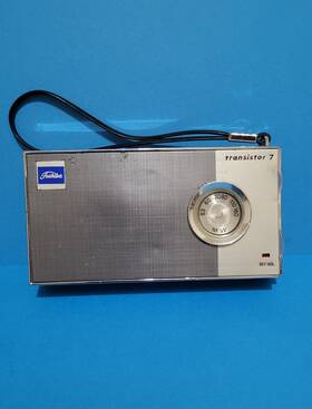 7p-70a Toshiba 7 Stone Transistor Mw Radio Made In Japan - Working
