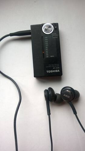 Rp-2046 Toshiba Ultra Rare Vintage Mini Fm Stereo Receiver