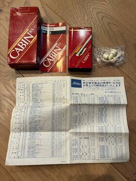 Rp-55 Toshiba Working Transistor Radio Cabin 85 Design Japan Very Good Condition