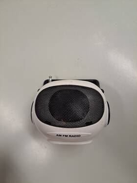 Atc-8886 Tozai Mini Am/fm Radio Portable Model Tested Works Speaker