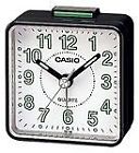 Tq140 Tq-140-1b-blk-white Casio Travel Alarm Clock Bla Radios 696720900333