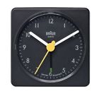 Bnc002bkbk Travel Black Braun Modern Alarm Square Clock Cordless Crescendo