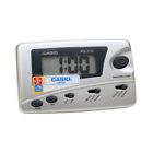Pq-11d-8rdf Travel Led Pq11d-8rdf Digital Snooze Casio Clock Silver Alarm Pq-11d-8r