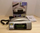 Trc200ms Conair Corded Landline Phone Am Fm Clock Radio Alarm New