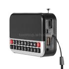 Uga3409653101288fk Longruner Portable Fm Stereo Radio Speaker Alarm Music 721047649815