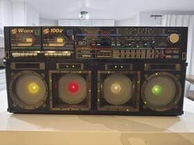 Dk-990r Vela Dk-990 Vintage Boombox Discolite Dynasty Es555 Disco Radio