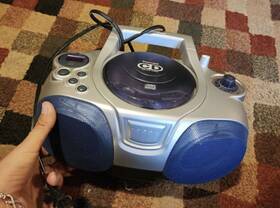 Cd1010 Venturer Vintage Am Fm Radio Electric Cord Built-in Speakers