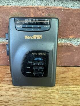 983be Veratron Tape Player And Radio-works Model