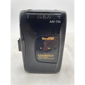 Wm83a Veratron Am/fm Stereo Radio Portable Cassette Player Handheld Vintage