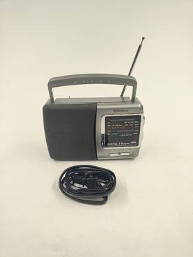 Vextra 749720004263 Vx340 Tv Weather Band Radio Am/fm Tuner Portable With Cord Tested