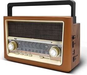 S301 Videyas Am Fm Retro Radio Portable Vintage Shortwave With