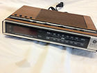 7-4636d Vintage Electric Alarm 1980s Woodgrain Clock General Radio Digital Ge