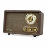 Vrs-2800-esp Retro Wood Bluetooth With Rotary Dial Espresso Radio