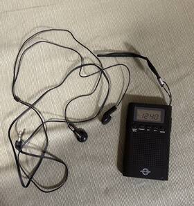 Bp-02ear Vvadi Bonkuntai Boctop Pocket Digital Am/fm Radio With Earphones Tested Works