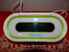 W-207 Memorex Greeen Clock Cd Radio Euc
