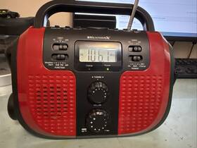 Wr209 Weatherx - Am/fm Weather-band Radio Red Weatherband System Wrs