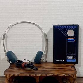 80171 Westclox Am/fm Stereo Headphone Receiver No W Labtec Lt-5 Headphones Works