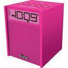 Ibn180pc Wireless Alarm Fm Clock Pink Ihome Bluetooth-enabled Radio