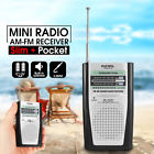 Wjf798933 Mini Portable Pocket Am Fm Radio Speaker Telescopic Antenna Earphone