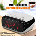 Wjn5155428 Bluetooth Digital Alarm Clock Speaker Led Display Player 6954333861378