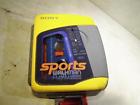 Wm-fs399 Sony Sports Walkman Mega Bass Stereo Cassette Player Retro Works
