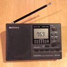 220d Wr Matsui Used Pll Synthesized World Radio In Black Antenna