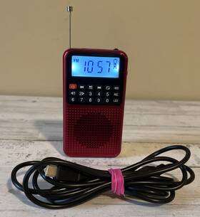 Yf39 Yofits 3-in-1 Portable Radio Am Fm Mp3 Player Voice Recorder With Charger