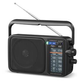 Yowgulf Yg-bt2400b Am Fm Radio With Best Reception Bluetooth Portable Transistor Battery O