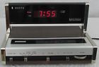 C877834 Zenith Clock Alarm Euc Fm Digital Radio Wood Grain Veneer Model Vtg