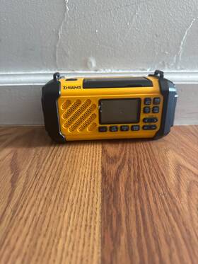 Zhiwhis Zws-2415 Am/fm/sw Noaa Weather Alert Radio Working In Good Condition