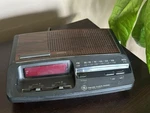 Ge Two Wake Times Am/fm Clock Radio Model 7-4621A Tested Snooze Wood Grain. Fixed Price $8.79.