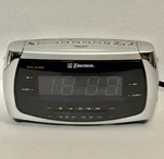 Emerson Dual Radio/alarm Clock # CK5052 Grey Silver Vintage Tested Works. Fixed Price $12.99.