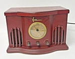 Vtg Emerson Heritage Series Am/fm Radio Cd Player NR51RW Table Wood Please Read!. Fixed Price $22.13.