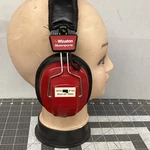 Nascar Wireless Am Fm Radio Headset Winston Cup Motorsports Red Headphone Works. Fixed Price $10.36.