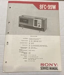 Sony Service Manual 8FC-99W. Fixed Price $26.21.