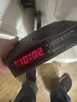 Ge Model 7-4813B Alarm Clock-black-am/fm-corded/battery Backup Tested Works. Fixed Price $12.99.