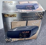 Gpx Compact Disc Am/fm Clock Radio, (gb). Fixed Price $45.00.