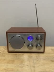 Victrola Desktop Fm Radio Back-lit Analog Bluetooth 3.5MM Aux/headphone Inputs. Fixed Price $49.97.