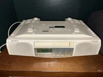 Sony ICF-CD513 Under Cabinet Space Saver Clock Radio/cd Player 90 Vintage. Fixed Price $24.99.