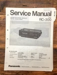 Panasonic RC-300 Radio Service Manual *original*. Fixed Price $14.97.