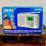 Jwin AM/FM/SW1-7 High Sensitive Digital Multi Band Radio Model JX-M14 New Box. Fixed Price $29.50.